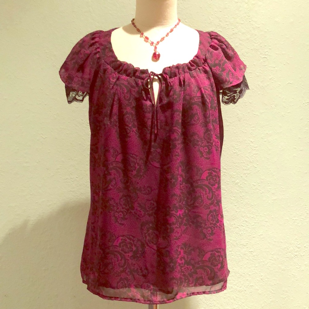 Flutter Sleeve Top